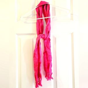 Cute pink scarf